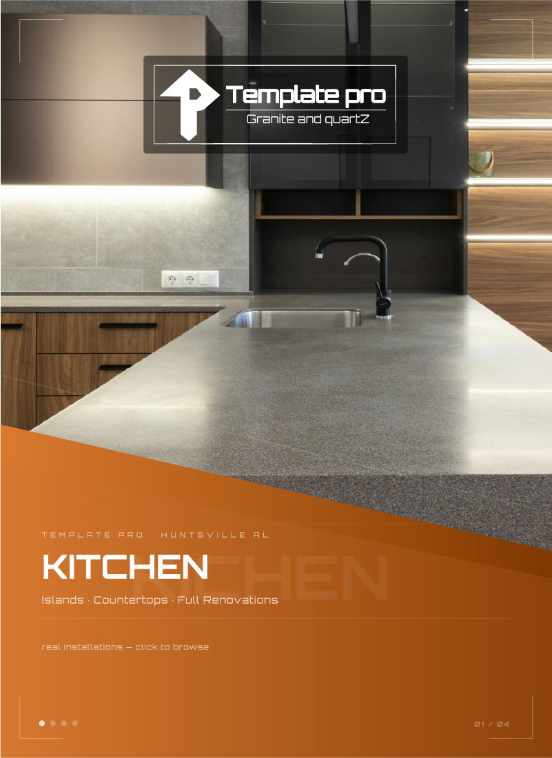 Template Pro Kitchen Countertop Catalog – Huntsville AL